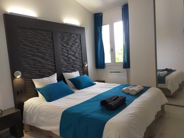 2 chambres, Wi-Fi gratuit, draps fournis