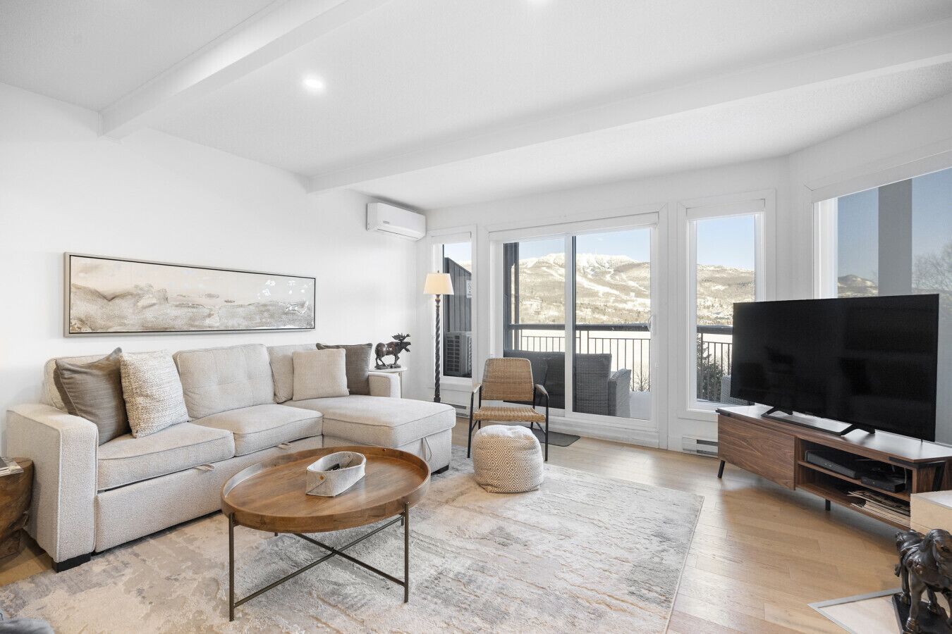 TV connectée, cheminée