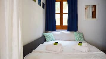 2 bedrooms, iron/ironing board, travel crib, free WiFi