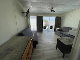 32-英寸纯平电视 （配备有线频道）、电视