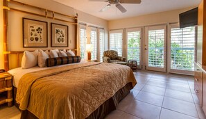 2 bedrooms, in-room safe, iron/ironing board, travel crib