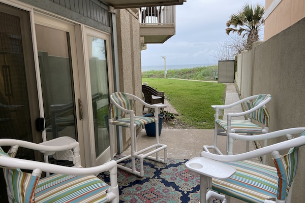 view from the patio