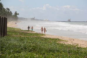 Solsenger og strandhåndklær