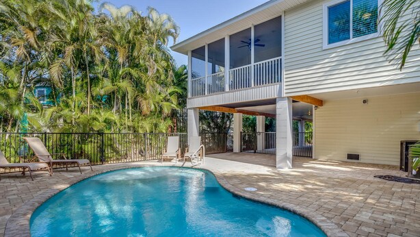 Outdoor pool - 5350 Palmetto Street by Coastal Vacation Properties (Fort Myers Beach)
