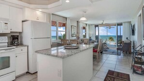 Condo, 2 Bedrooms | Private kitchen - Beach Villas by Coastal Vacation Properties (Fort Myers Beach)