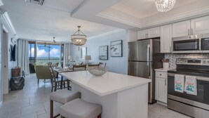 Condo, 2 Bedrooms | Private kitchen - Beach Villas by Coastal Vacation Properties (Fort Myers Beach)