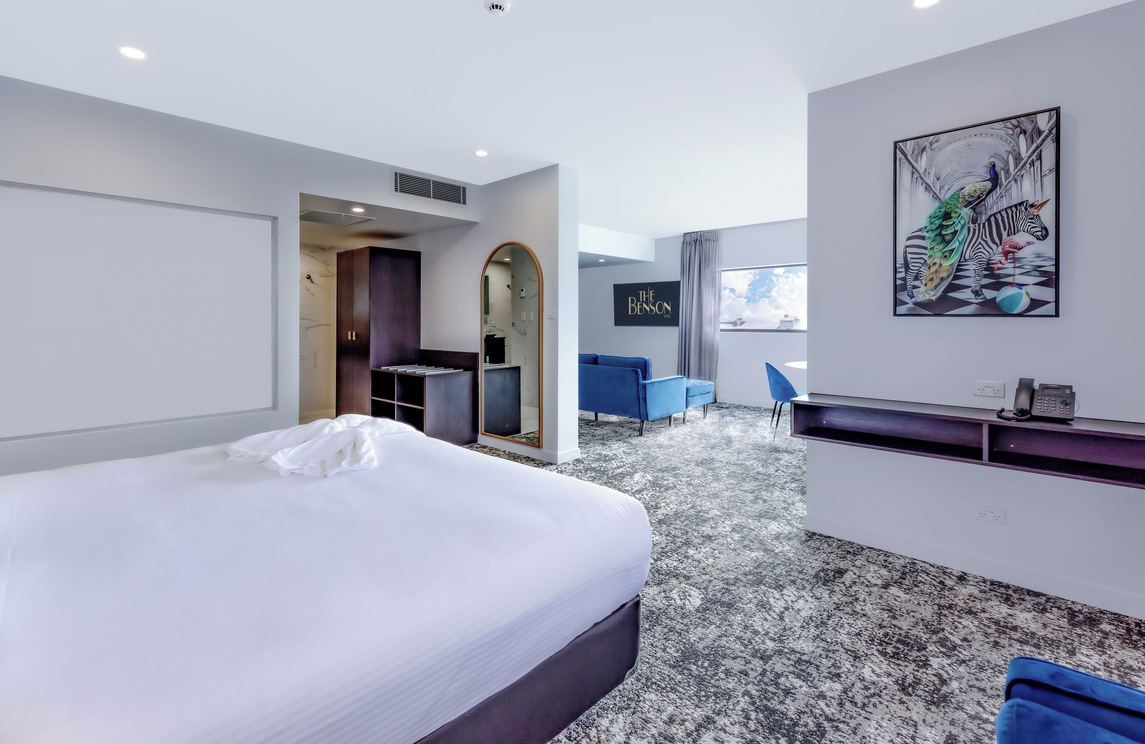 suite | premium bedding, pillow-top beds, laptop workspace, free wifi