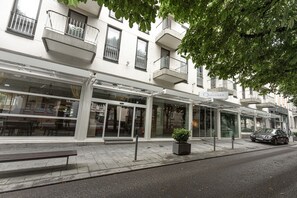 Façana frontal de l'allotjament