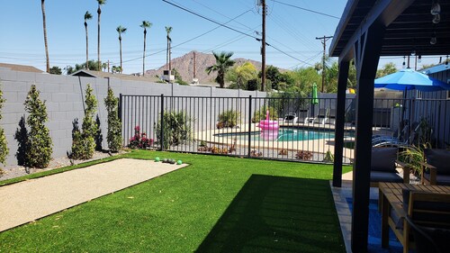 LUX Old Town Scottsdale, private pool hot tub bocce, Open play pickleball nearby