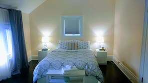 4 bedrooms, iron/ironing board, travel cot, WiFi