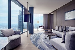 Luxury Suite, 1 King Bed, Park View | Living room - The Ritz-Carlton, Mexico City (Mexico City)