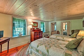 4 Schlafzimmer, laptopgeeigneter Arbeitsplatz, Bügeleisen/Bügelbrett