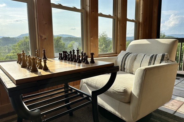 Smart TV, fireplace, table football, ping pong