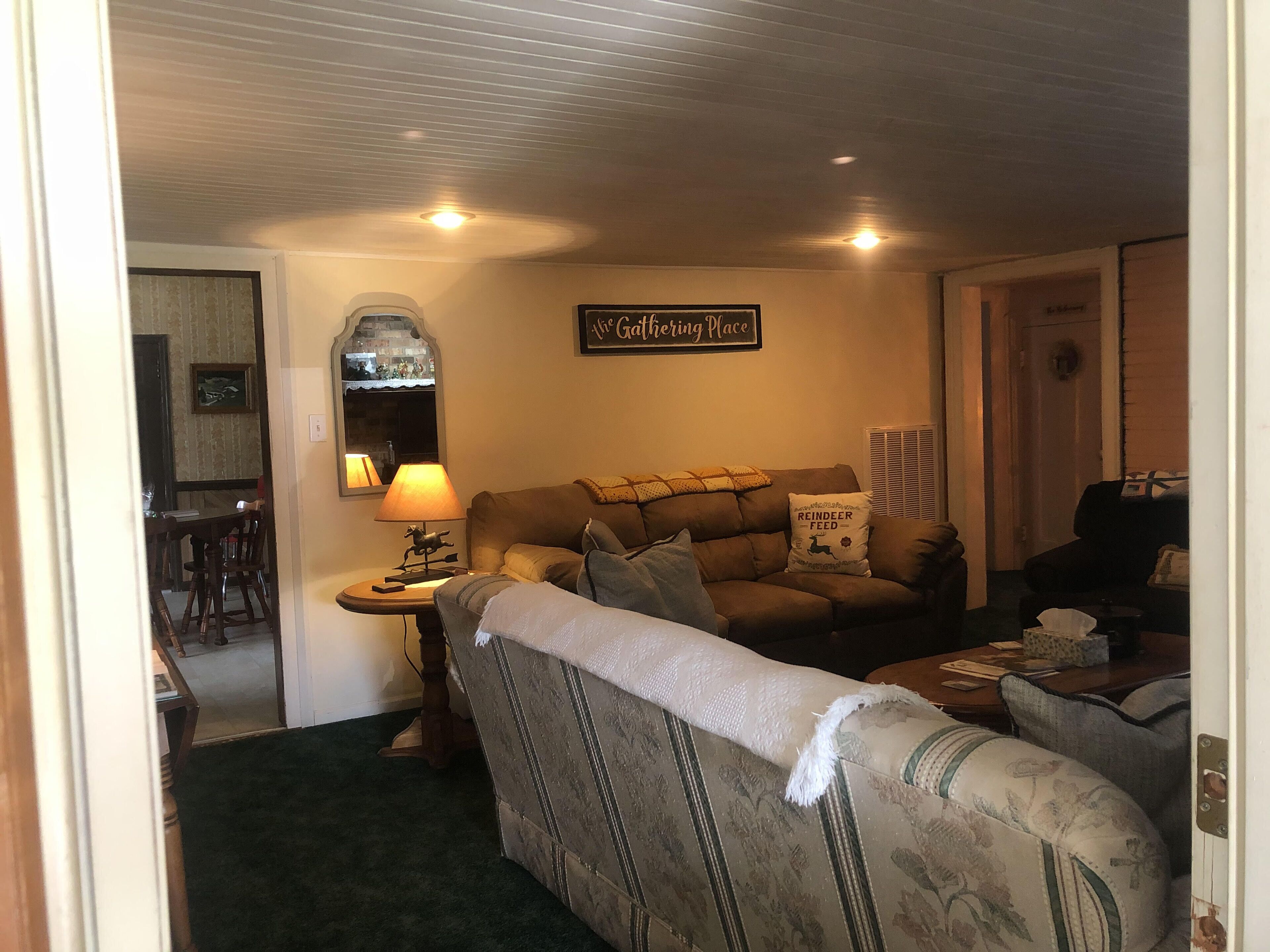 Smart TV, DVD player, books, video library