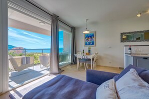 Luksus-lejlighed | Opholdsområde | LED-tv