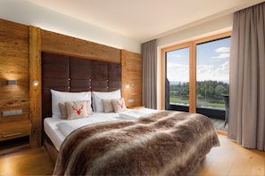 1 dormitori, caixa forta a l'habitació i habitacions insonoritzades 