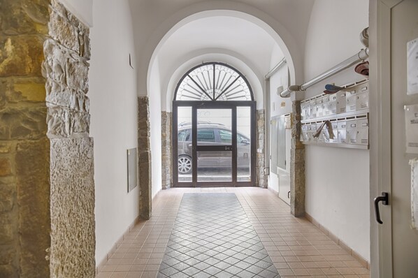 Interior entrance