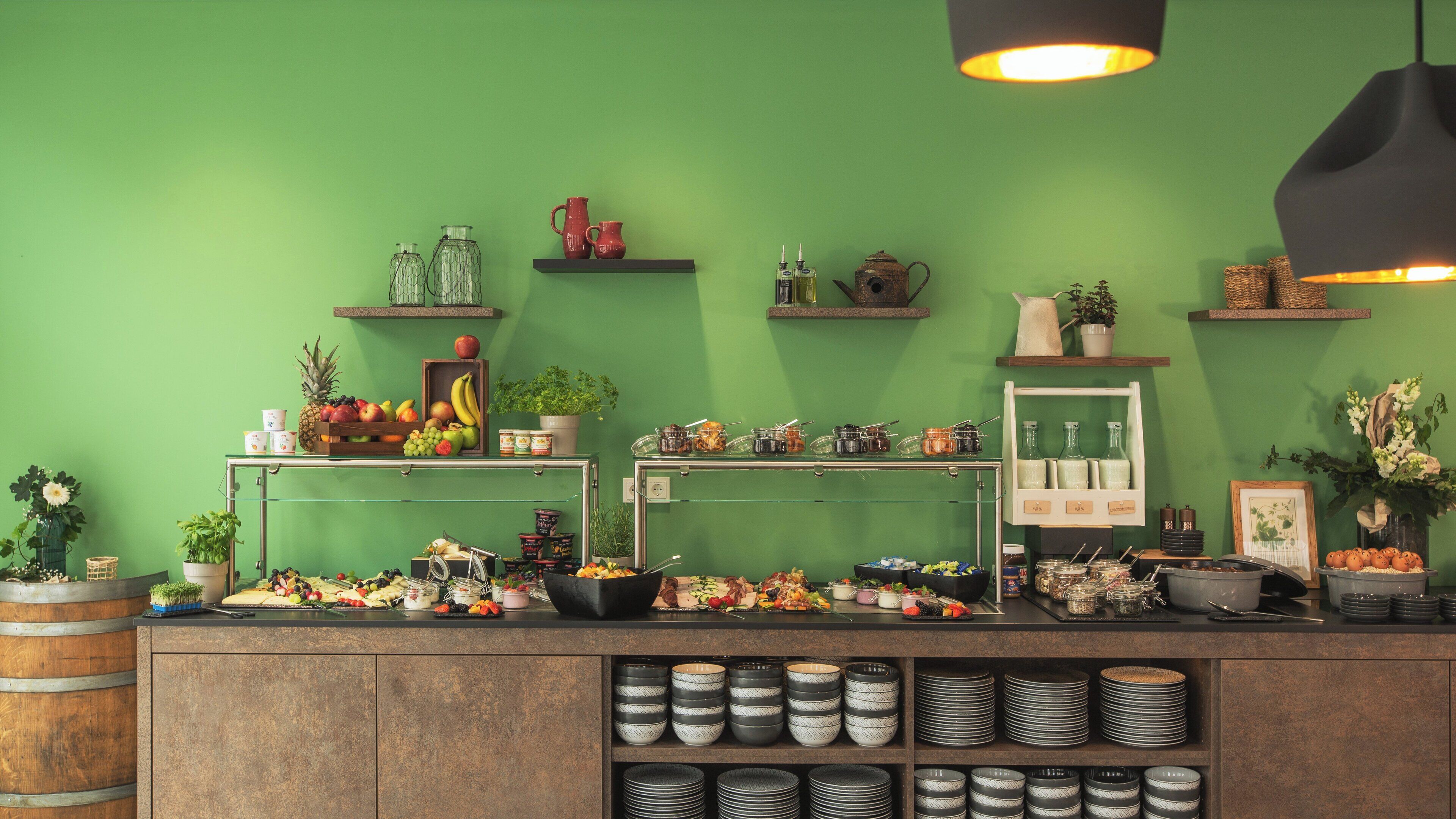 daily buffet breakfast (eur 19.00 per person)