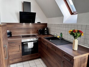 Private kitchen - Ferienwohnung am Jacobsweg (Wurzen)