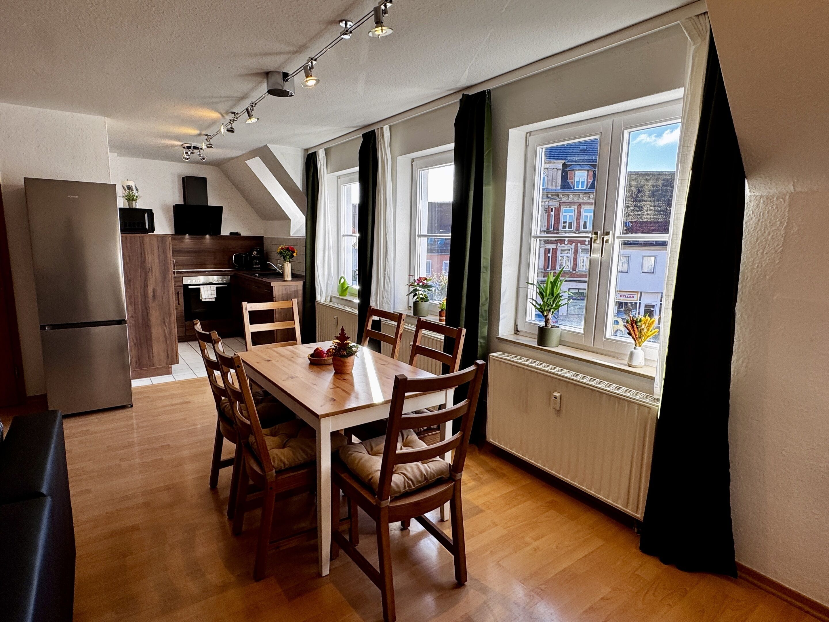 Superior-Apartment, eigenes Bad (Apartment Jacobsplatz) | Eigene Küche