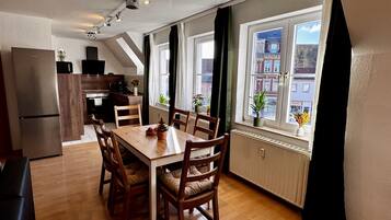 Departamento superior, baño privado (Apartment Jacobsplatz) | Cocina privada