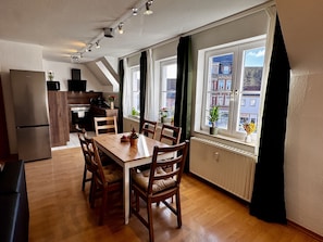 Apartemen Superior, kamar mandi pribadi (Apartment Jacobsplatz) | Dapur pribadi