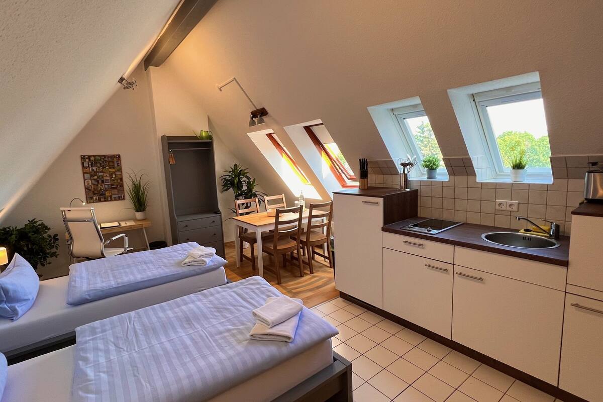Apartment, Private Bathroom, City View (Am Jacobsweg Wohnung 2) | Interior