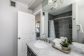 Hair dryer, towels