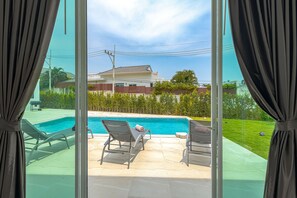 Villa | View from room - Modern 3 Bedroom Private Pool Villa KH-A1 (Hua Hin)