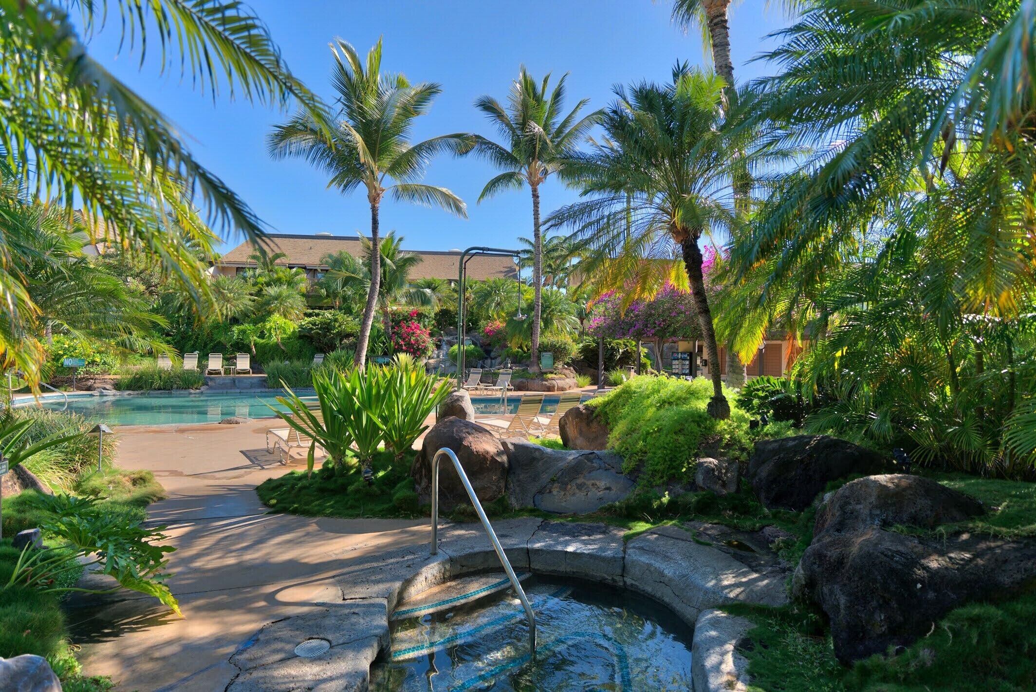 Una piscina climatizada