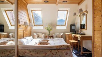 Een flatscreentelevisie