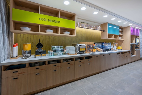 Free daily self-service breakfast