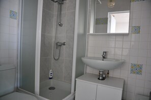 Shower, hair dryer