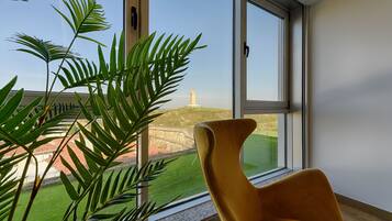 Camera Comfort, 1 camera da letto, cucina, vista mare | Vista dalla camera