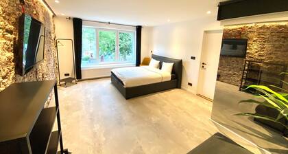 Luxurious vacation house in city center with outdoor sauna