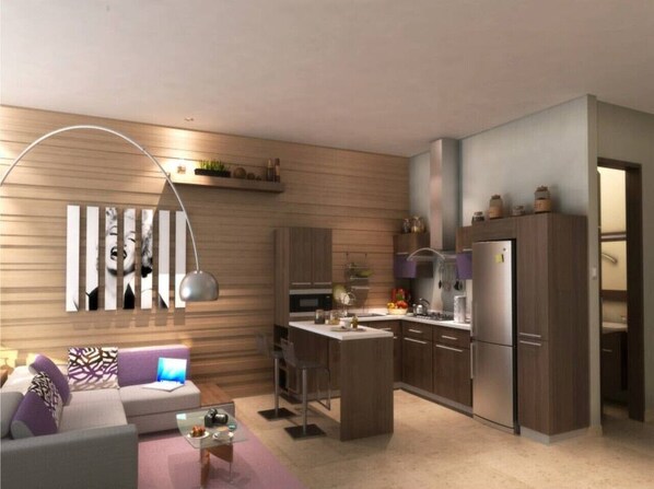 Apartament Comfort | 1 dormitori, caixa forta a l'habitació i planxa i posts de planxar 