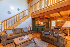 TV, fireplace, DVD player