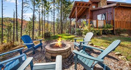 Bear Woods Belle - Eagles Nest amenities, fire pit, hot tub, two suites