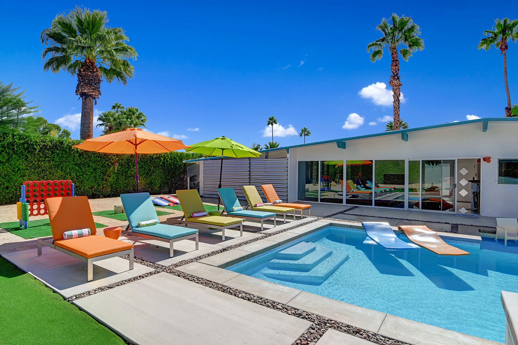 The Retro A Go-Go House Luxury Mid Century Mod Resort