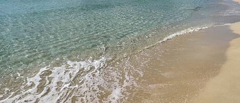 In Strandnähe, Liegestühle, Strandtücher