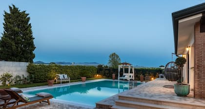 The Luxury Beach Villa with shared Swimming Pool, between Viareggio and Torre del Lago Puccini