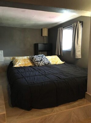 1 bedroom, iron/ironing board, bed sheets