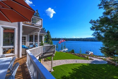 West Shore Lakefront Luxury Estate! Kayaks, Dock/Buoys, Exceptional Views!!!