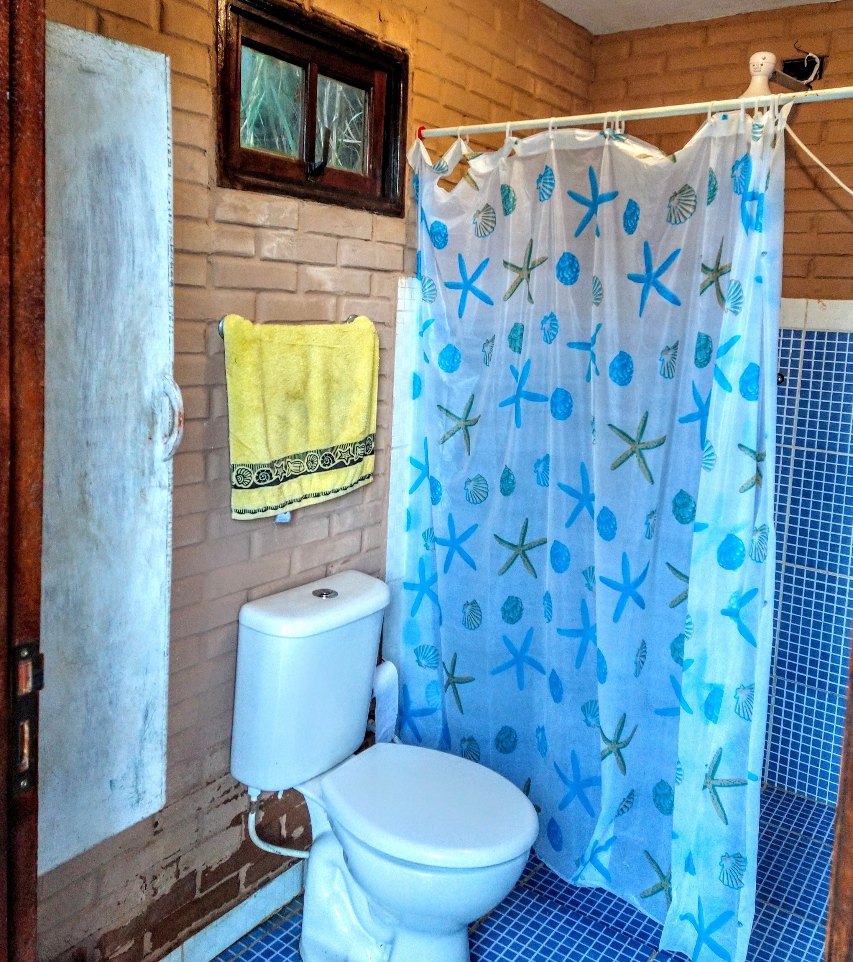 Ducha, bidet, papel higiénico