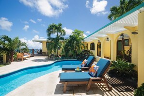 Outdoor pool - Breathtaking Ocean Views<
Tropical Luxury Oasis (St Croix)