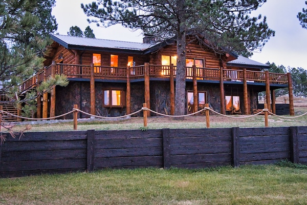 Enjoy the sunset across the meadow
