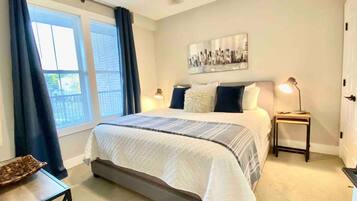 1 bedroom, iron/ironing board, travel crib, free WiFi