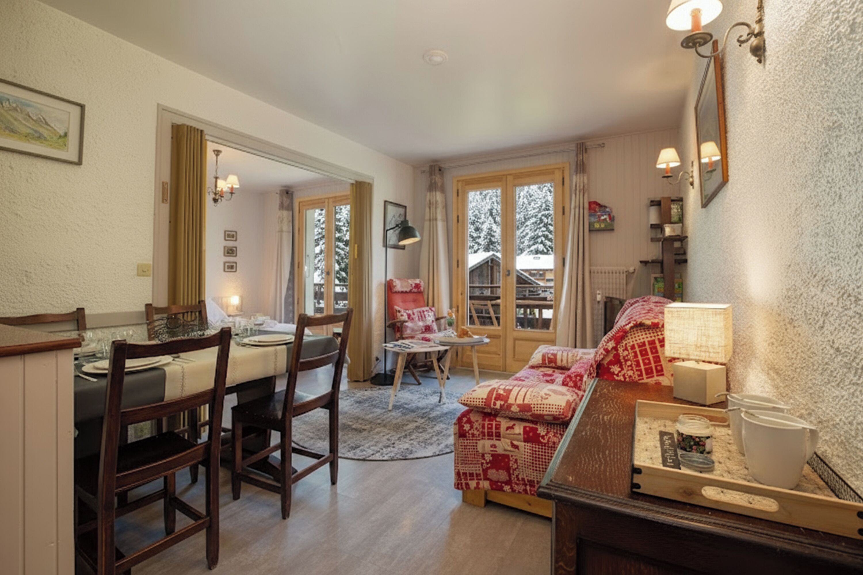 Living and dining room