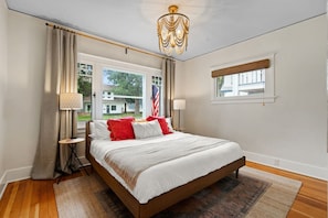 5 bedrooms, iron/ironing board, travel crib, free WiFi