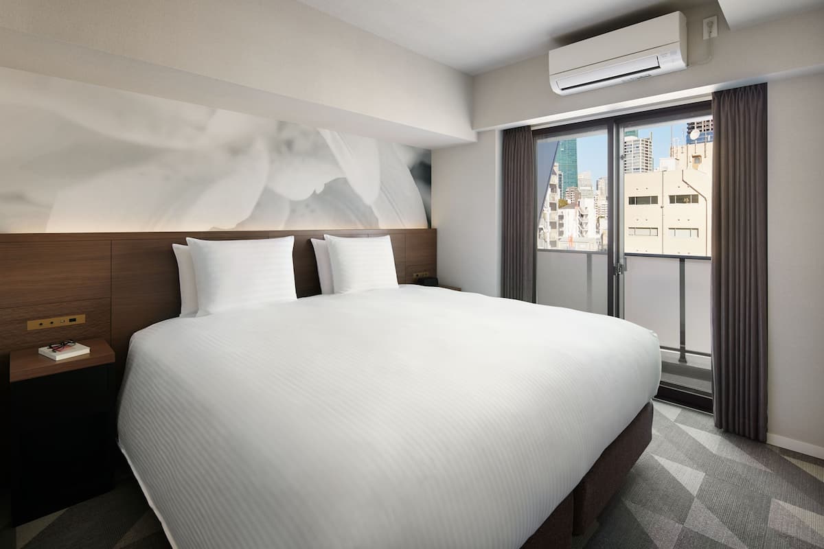 Hypo-allergenic bedding, down comforters, in-room safe, desk